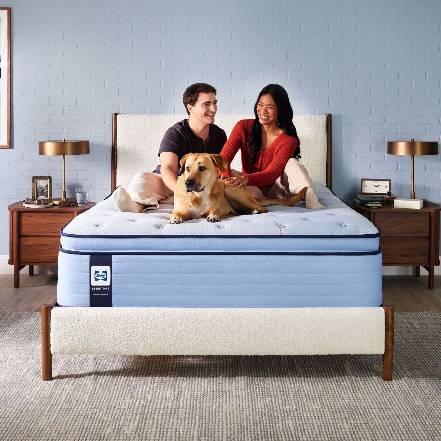 Cama Europea Sealy Essential / 2 Plazas / Base Dividida image number 3.0