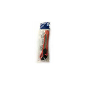 Cuchillo Cartonero De 15cms Con Hoja De 18mm Color Rojo - Ps