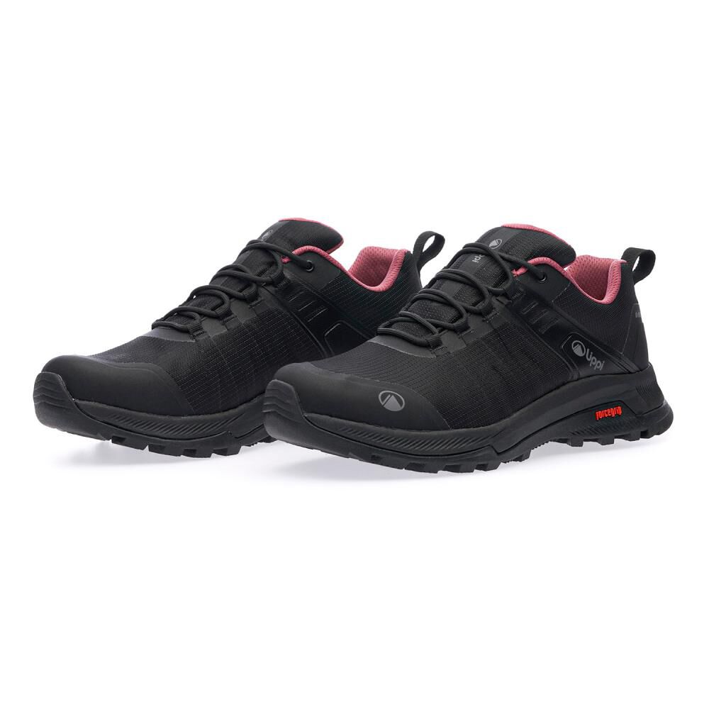 Zapatilla Outdoor Mujer Lippi Vulcano Iron Stone B-dry Black Aqua image number 2.0