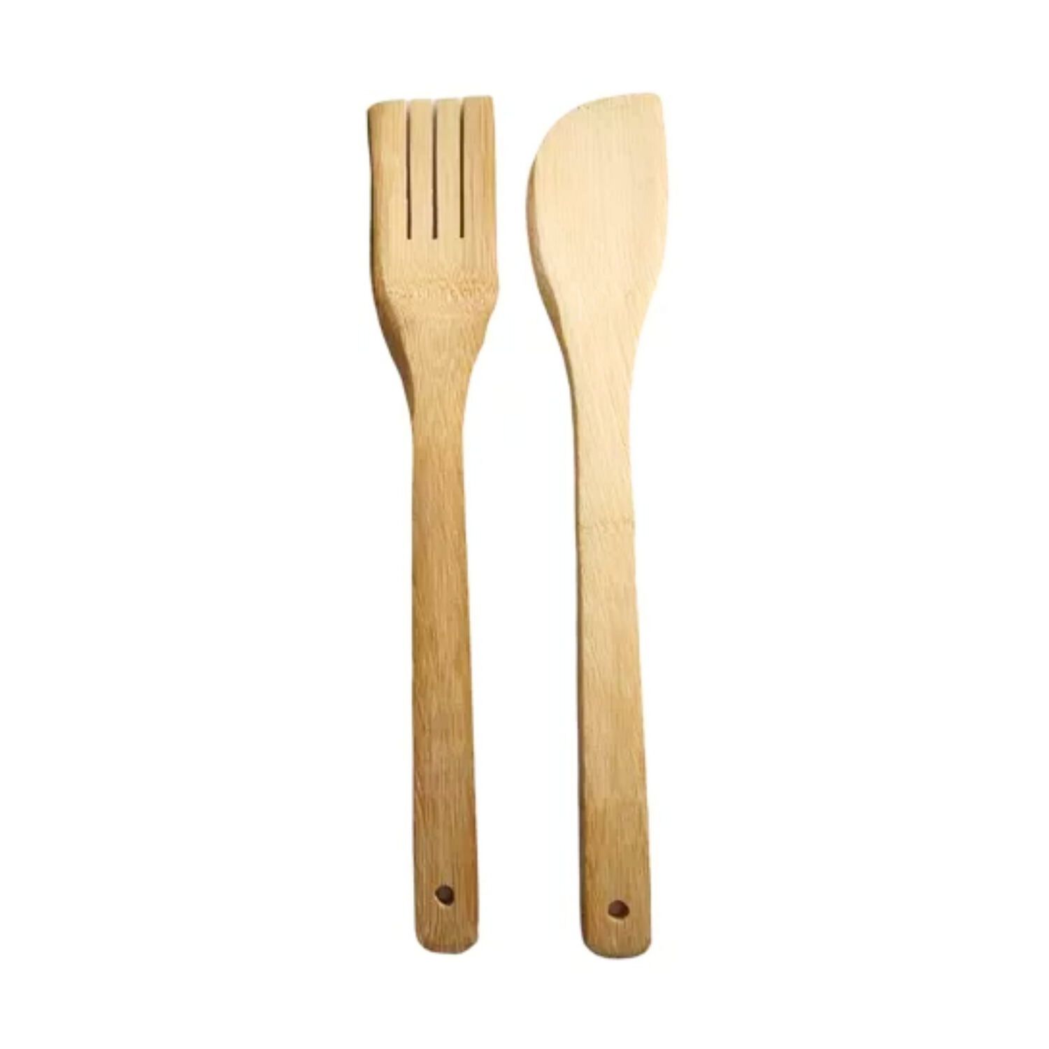 Set Utensilios 4 Piezas Bamb&uacute; Cocina Antiadherente image number 2.0