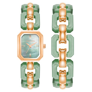 Reloj Anne Klein Ak/4078gnst Verde Mujer
