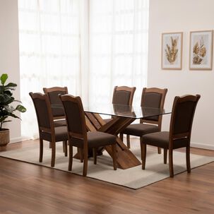 Juego De Comedor Living Factory Berlin / 6 Sillas