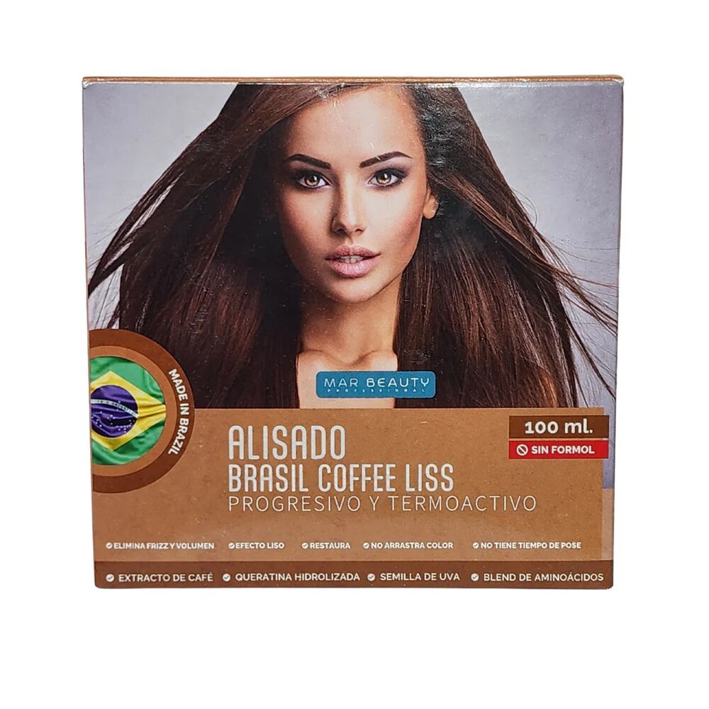 Kit Alisado Brasil Coffe Liss 100ml C/u 3 Pasos Marbeauty image number 2.0