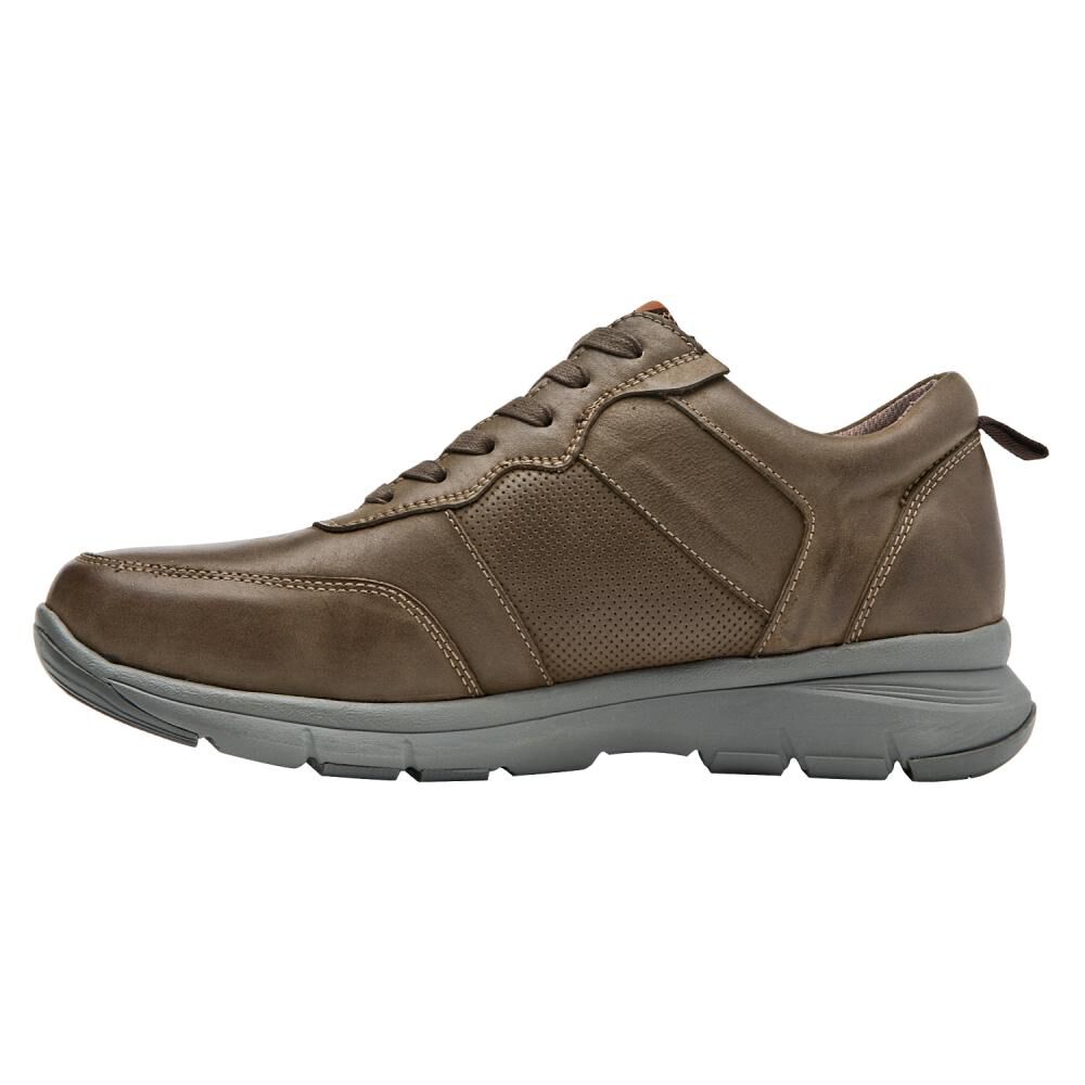 Zapato Casual Hombre Pluma Ll003 Taupe image number 3.0