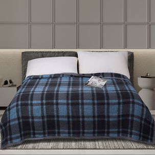 Frazada T&eacute;rmica N&oacute;rdica Dise&ntilde;o Escoces Single 150x210 Cm