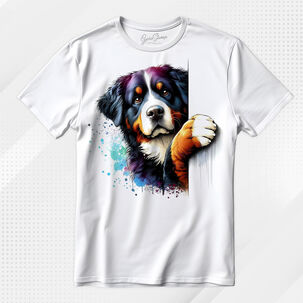 Polera Perro Boyero De Berna Pintura Gprodis