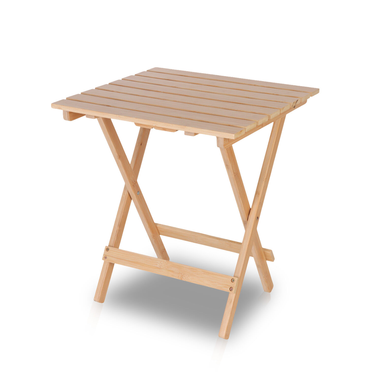 Mesa De Camping Plegable De Bamboo 465156 Cm image number 0.0