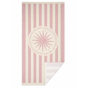 Toalla De Playa Casaideal Moonpink / 75x150 Cm