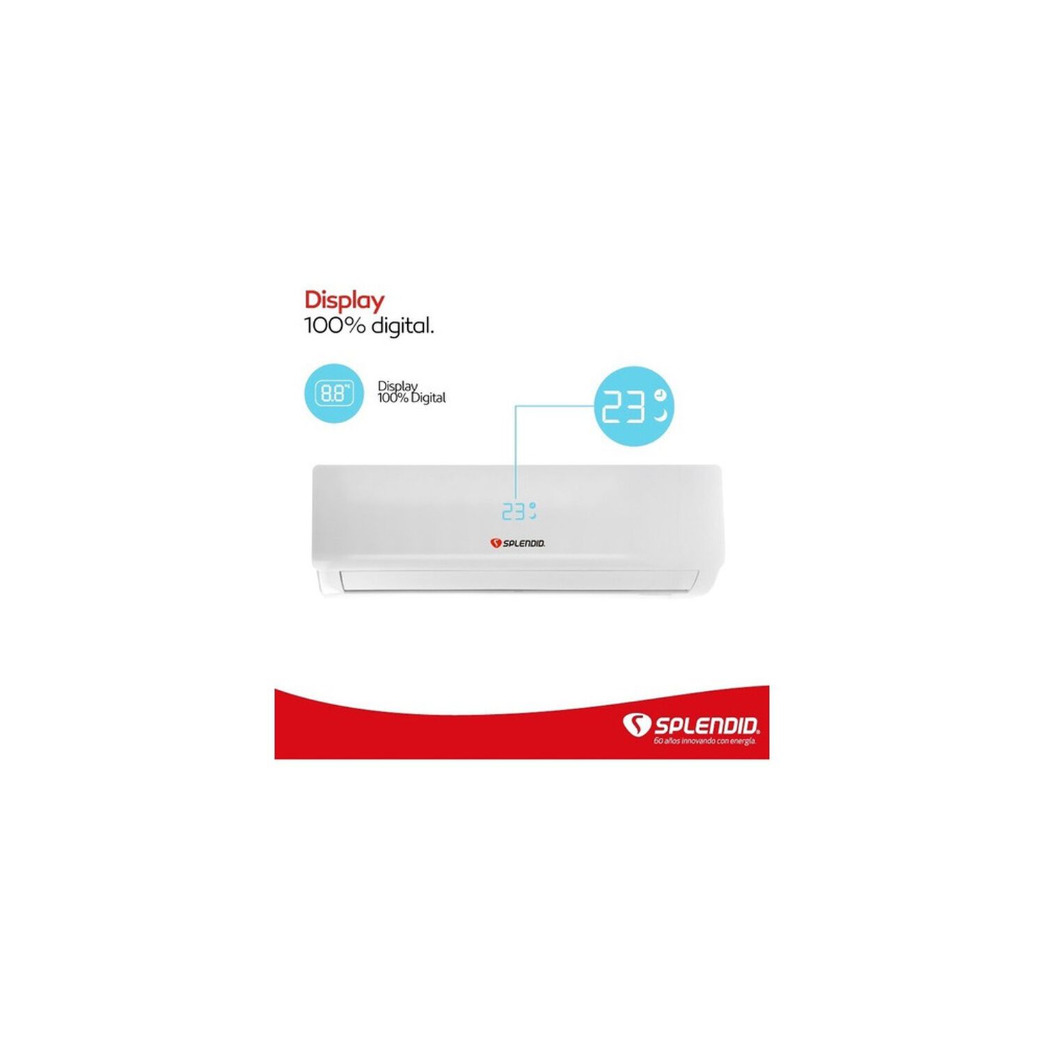 Aire Acondicionado Split 9000btu Splendid image number 15.0