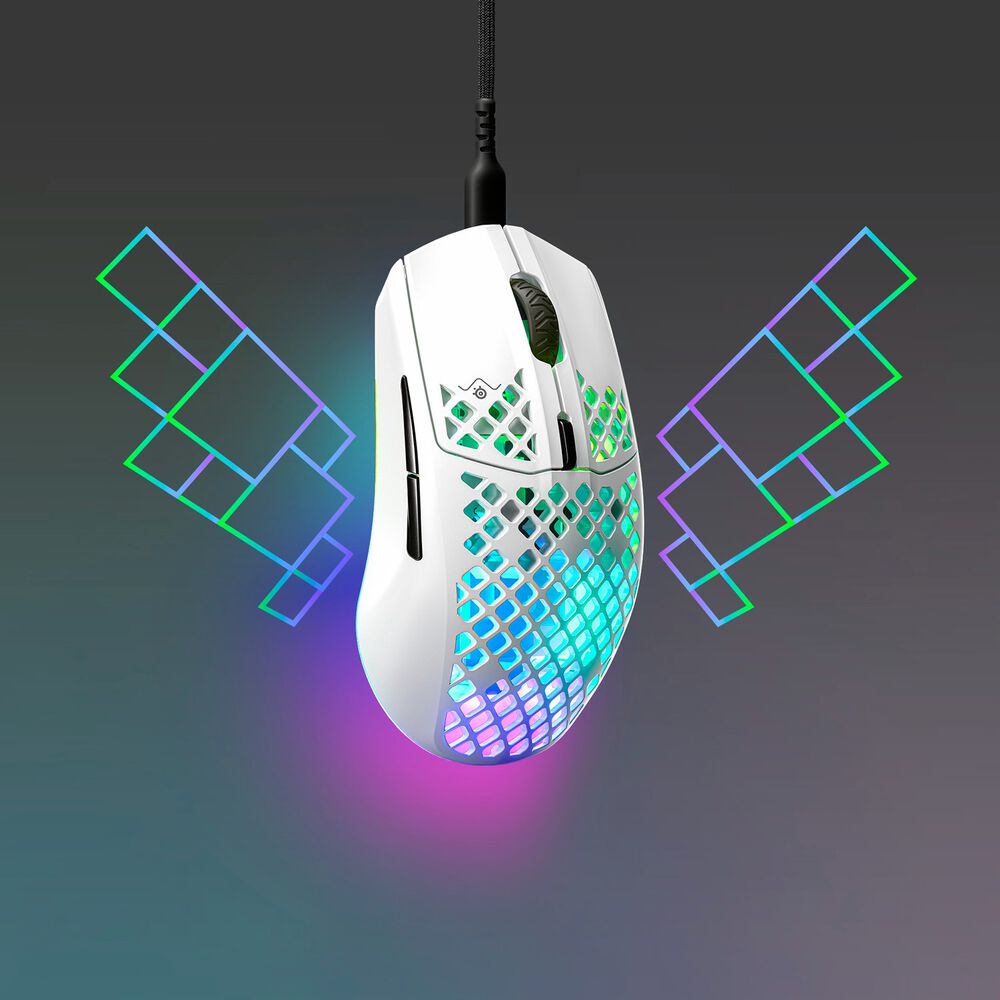 Mouse Gamer Steelseries Aerox 3 Snow Ultraligero Rgb 8500dpi image number 5.0