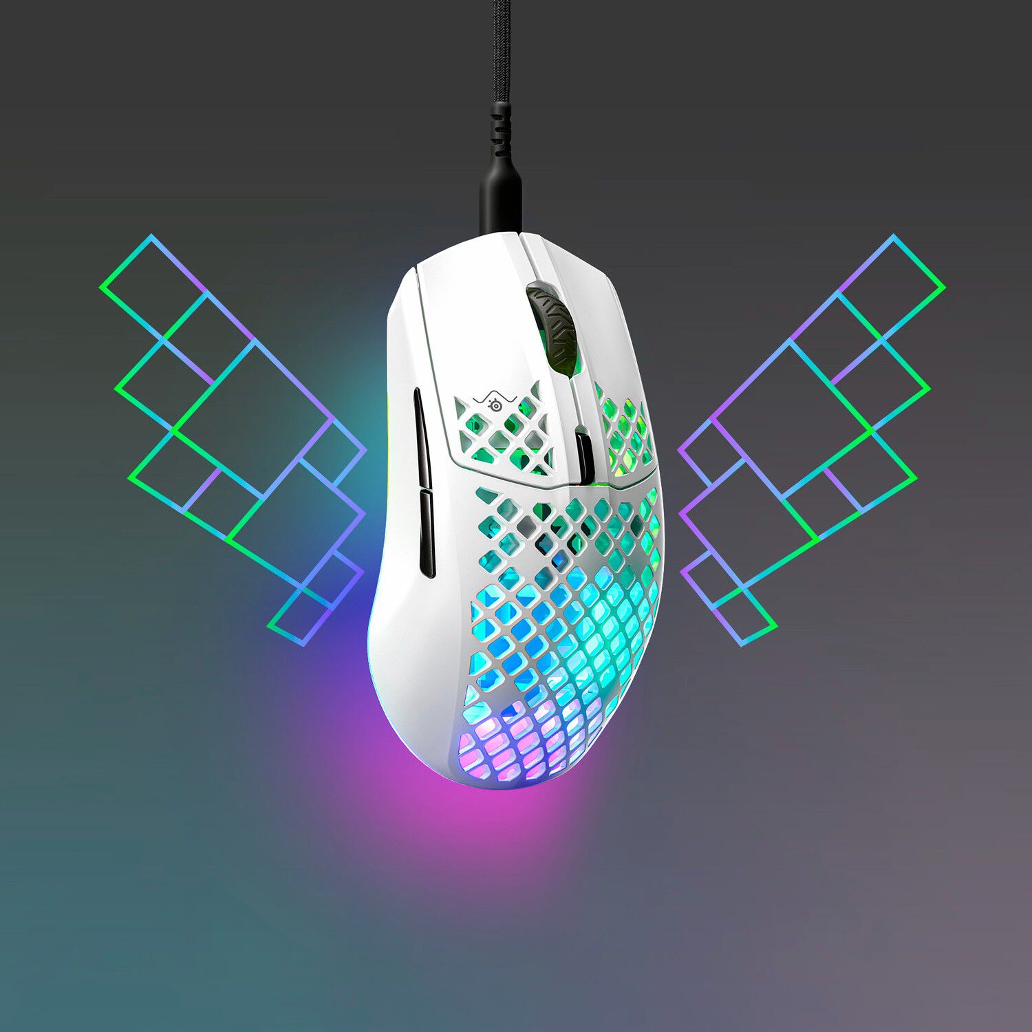 Mouse Gamer Steelseries Aerox 3 Snow Ultraligero Rgb 8500dpi image number 5.0
