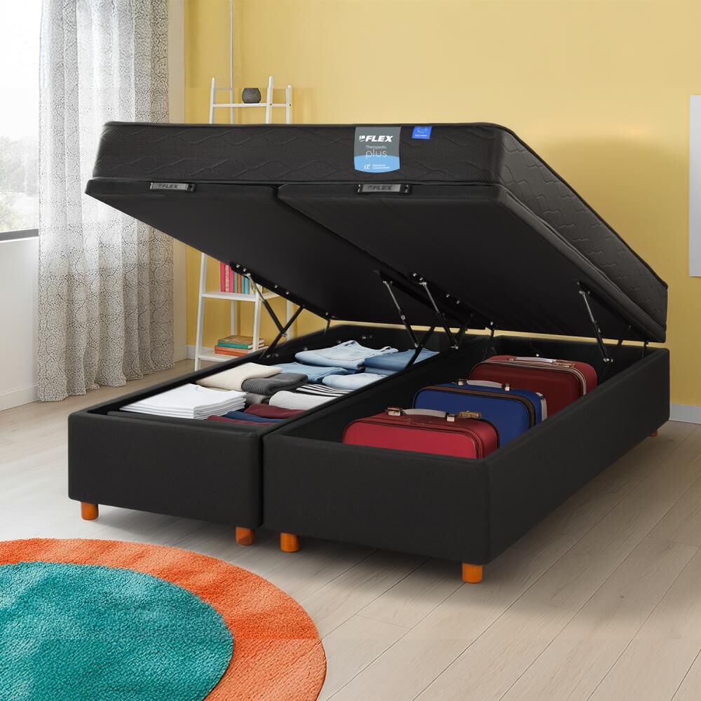 Cama Ba&uacute;l Flex Therapedic Plus / 2 Plazas / Base Dividida image number 5.0