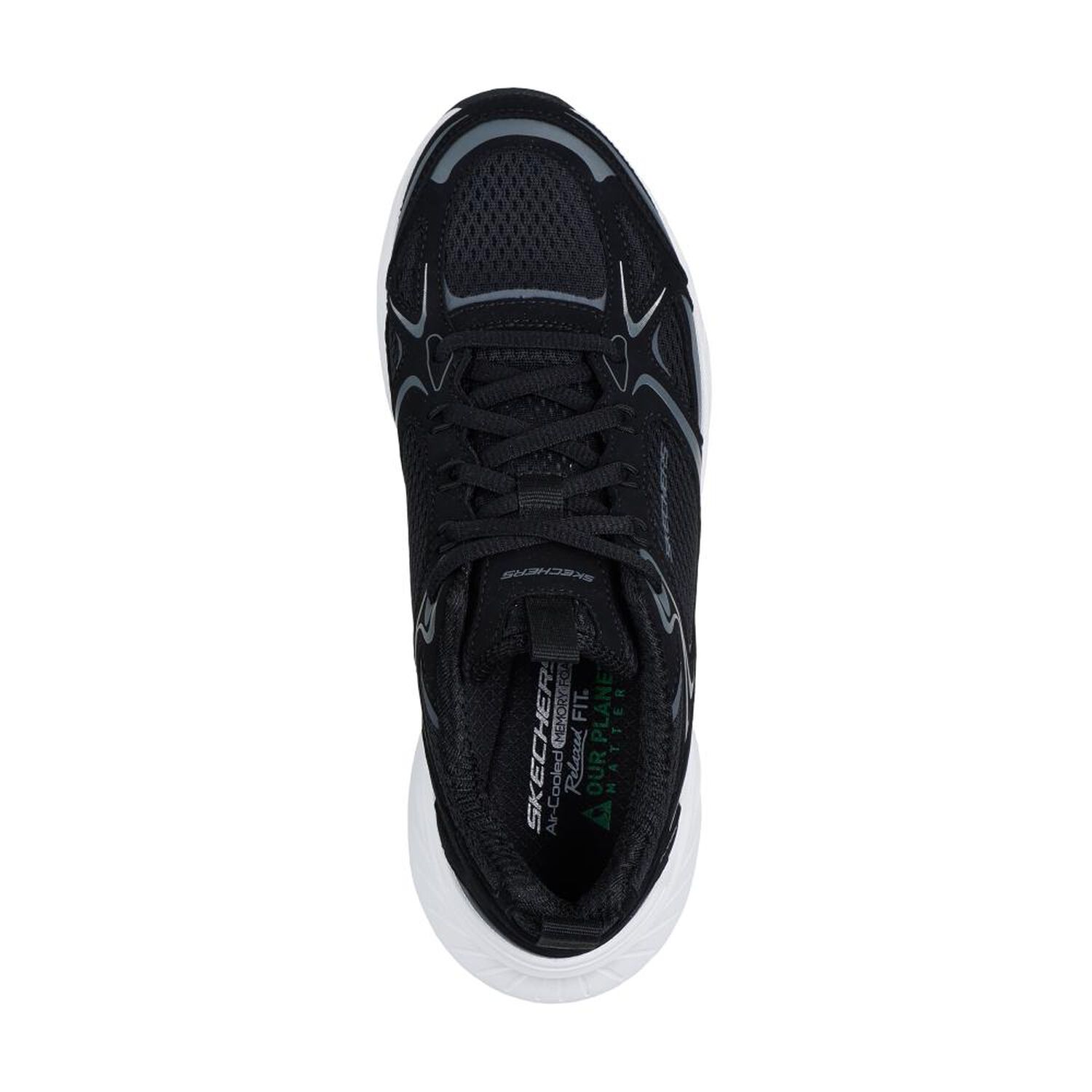 Zapatilla Urbana Mujer Skechers EDGERIDE-SILVER ECLIPSE NEGRO image number 1.0