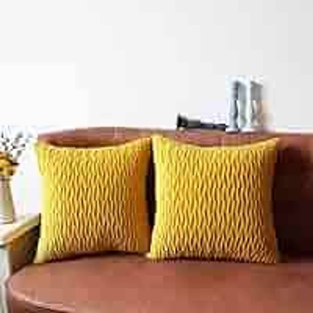 Set De 2 Cojines De Terciopelo Ondas image number 2.0