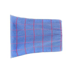 Set 12 Pa&ntilde;os Cocina Fleco Cuadro 65g 60x40 Cm Celeste