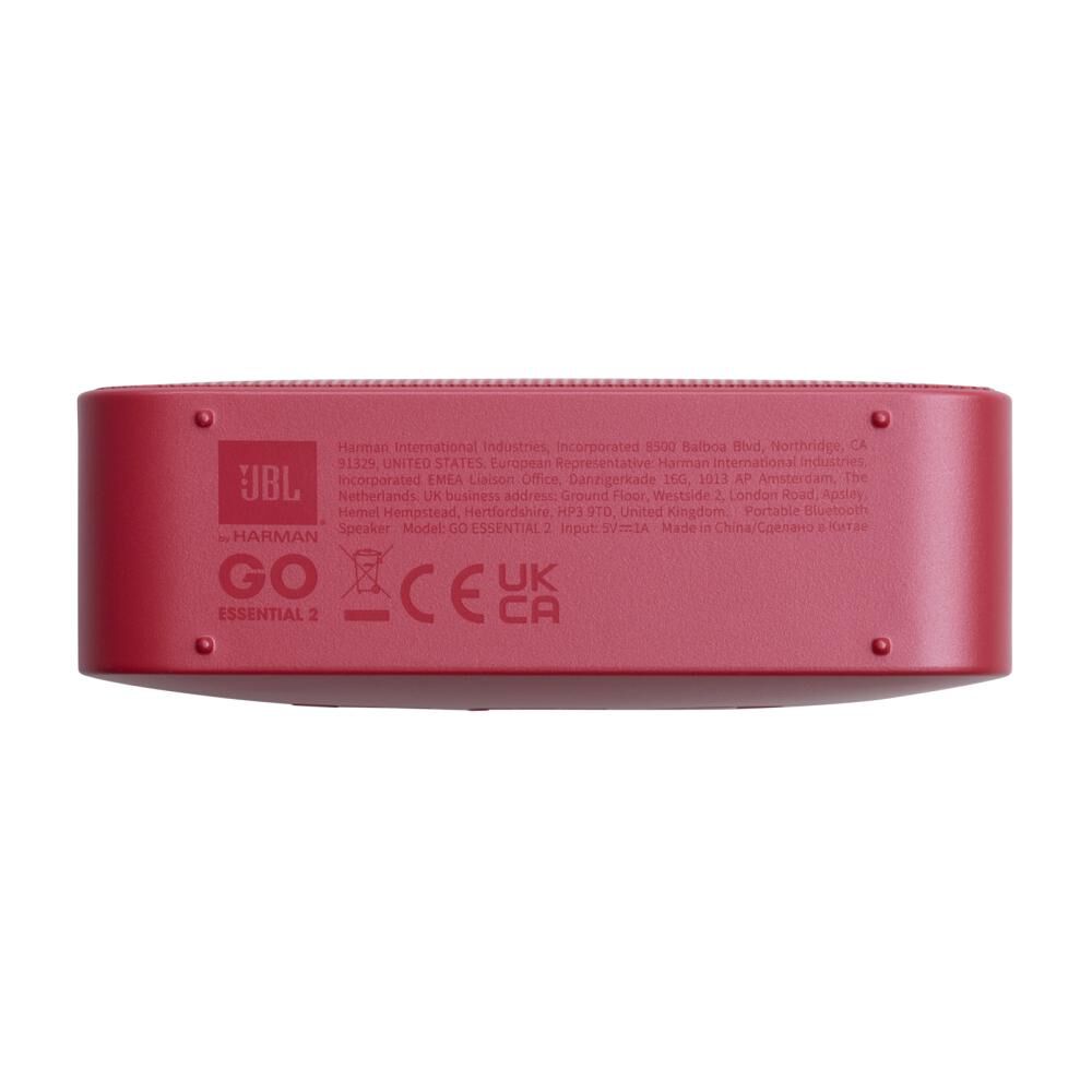 Parlante Bluetooth JBL Go Essential 2 Rojo image number 7.0
