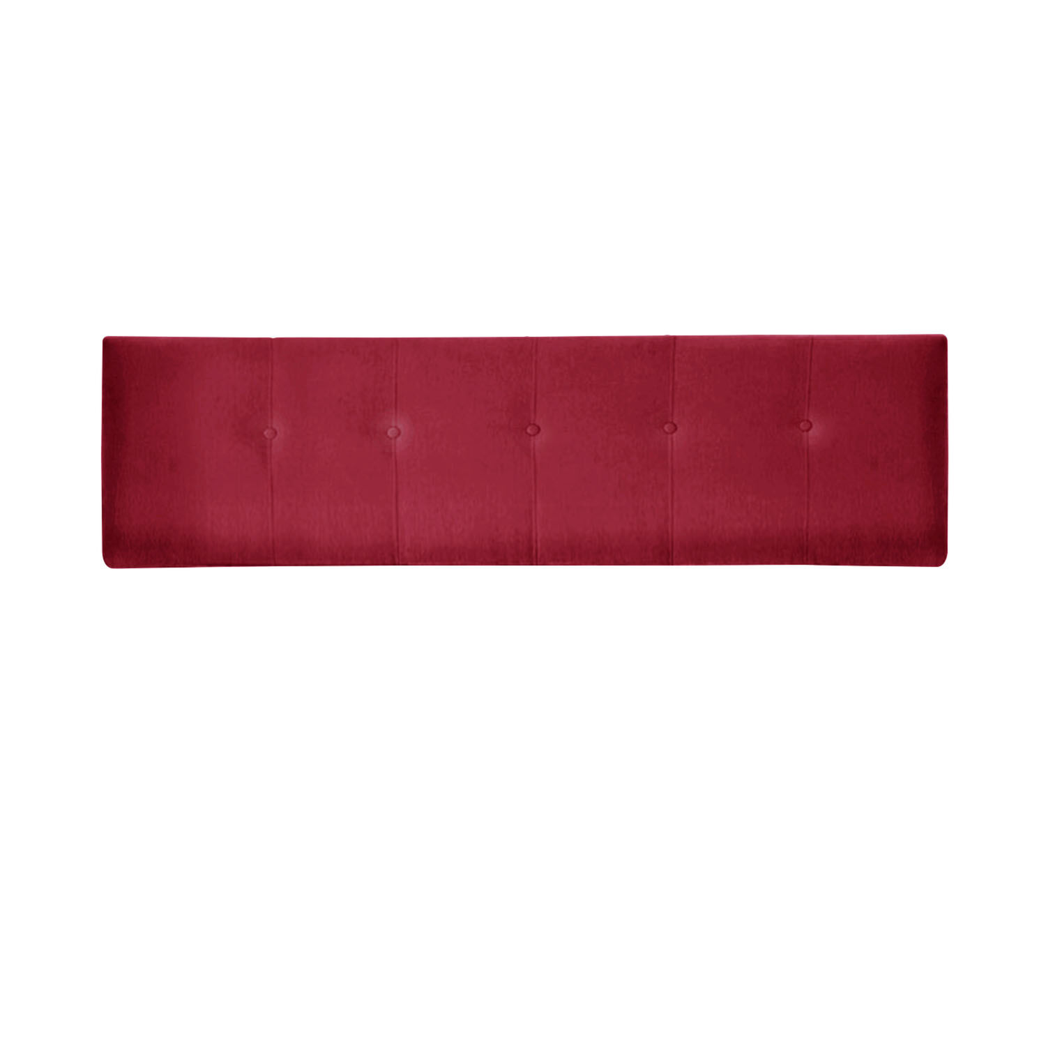 Respaldo Best Tela Velvet Burdeo 2 Plazas image number 0.0