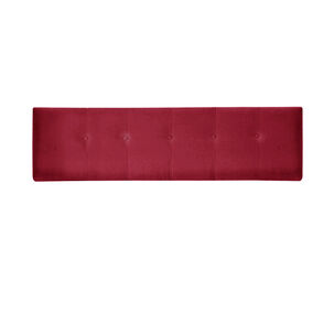 Respaldo Best Tela Velvet Burdeo 2 Plazas