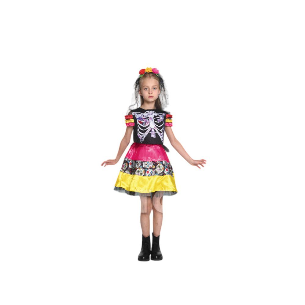 Disfraz Infantil Catrina Esqueleto image number 1.0