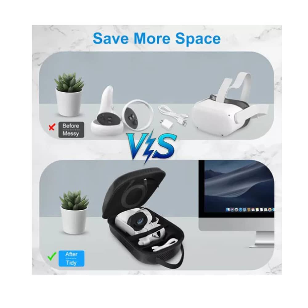 Bolso Antigolpes Transporte Fibra Para Meta (oculus) Quest 2 image number 1.0