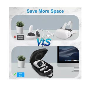 Bolso Antigolpes Transporte Fibra Para Meta (oculus) Quest 2