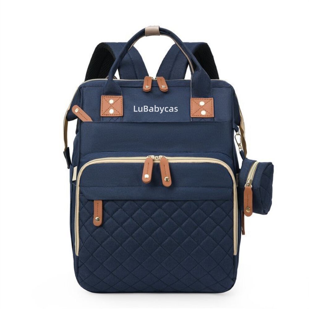 Mochila Maternal Lubabycas Impermeable Con Accesorios Azul image number 8.0