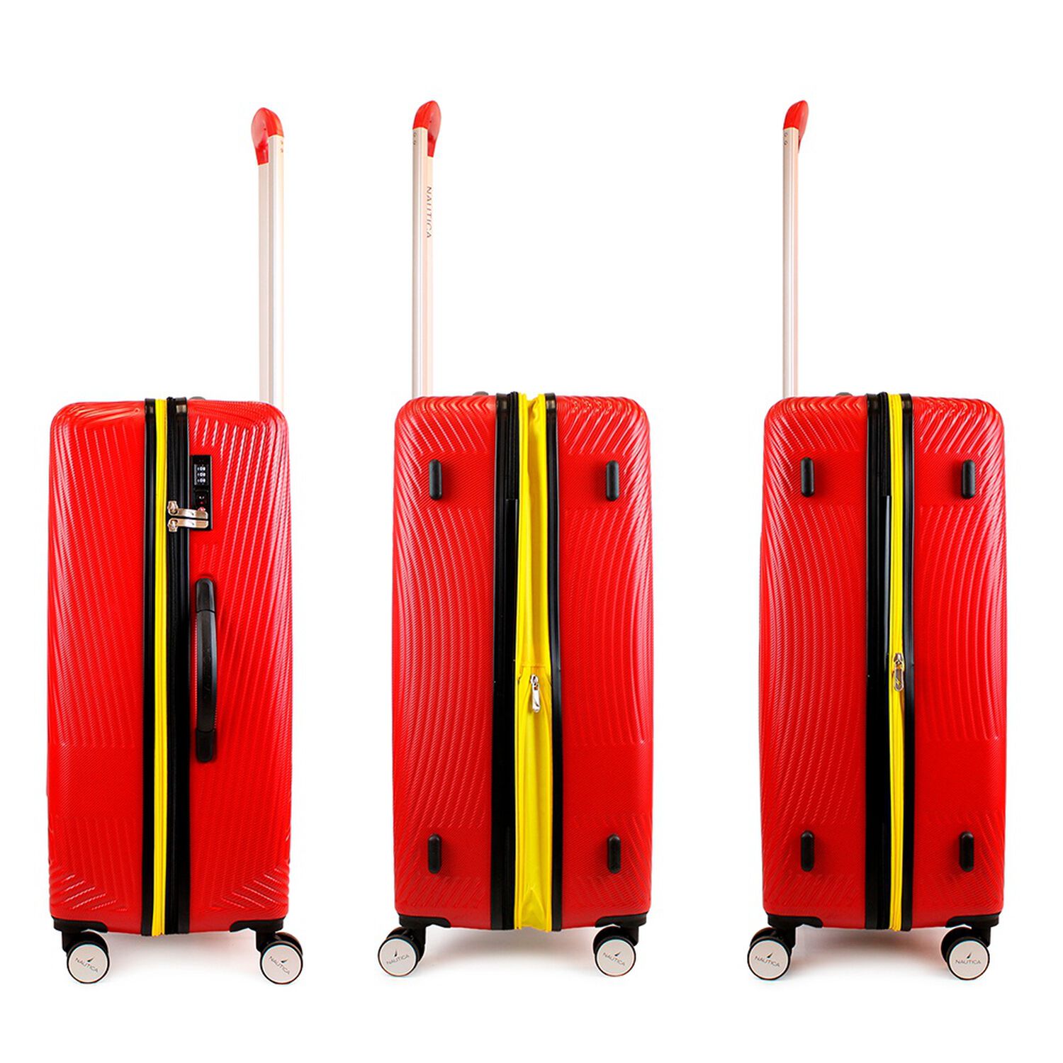 Pack 2 Maletas Nautica S+m Bahamas 10kg Y 20kg Roja image number 4.0