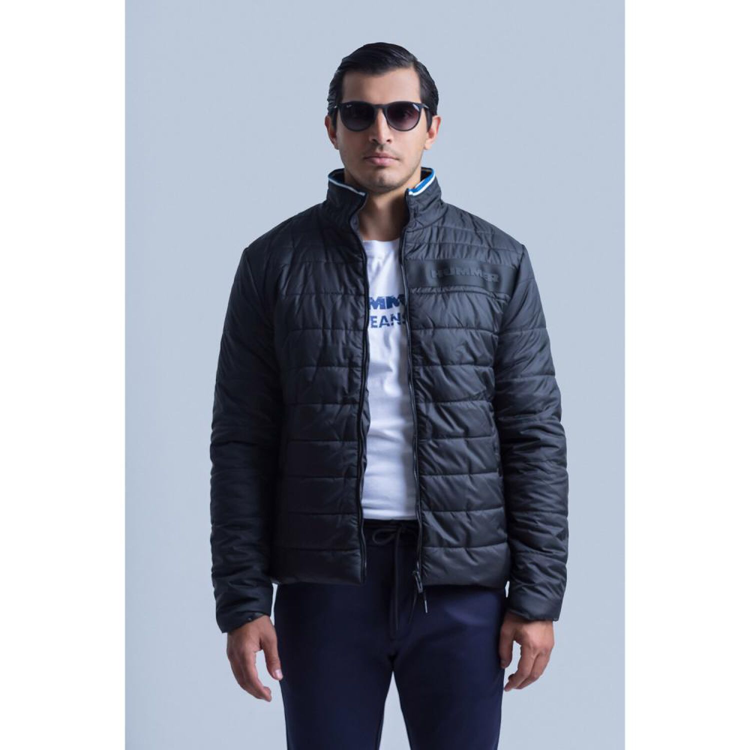 Chaqueta Regular Cuello Alto Hombre Hummer image number 0.0