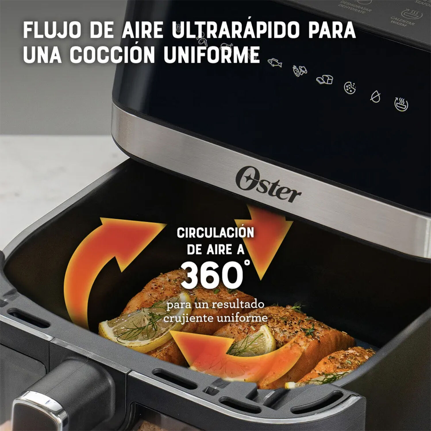 Oster Freidora De Aire Digital Recubrimiento Diamondforce 6l image number 7.0