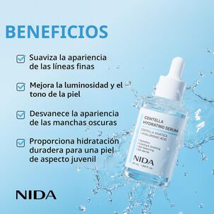 Centella Hydrating Serum (nida) - 50ml Serum Calmante E Hidratante Con Centella Asi&aacute;tica Y &Aacute;cido Hialur&oacute;nico