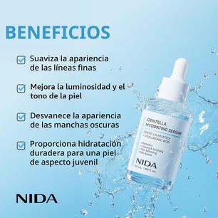 Centella Hydrating Serum (nida) - 50ml Serum Calmante E Hidratante Con Centella Asi&aacute;tica Y &Aacute;cido Hialur&oacute;nico