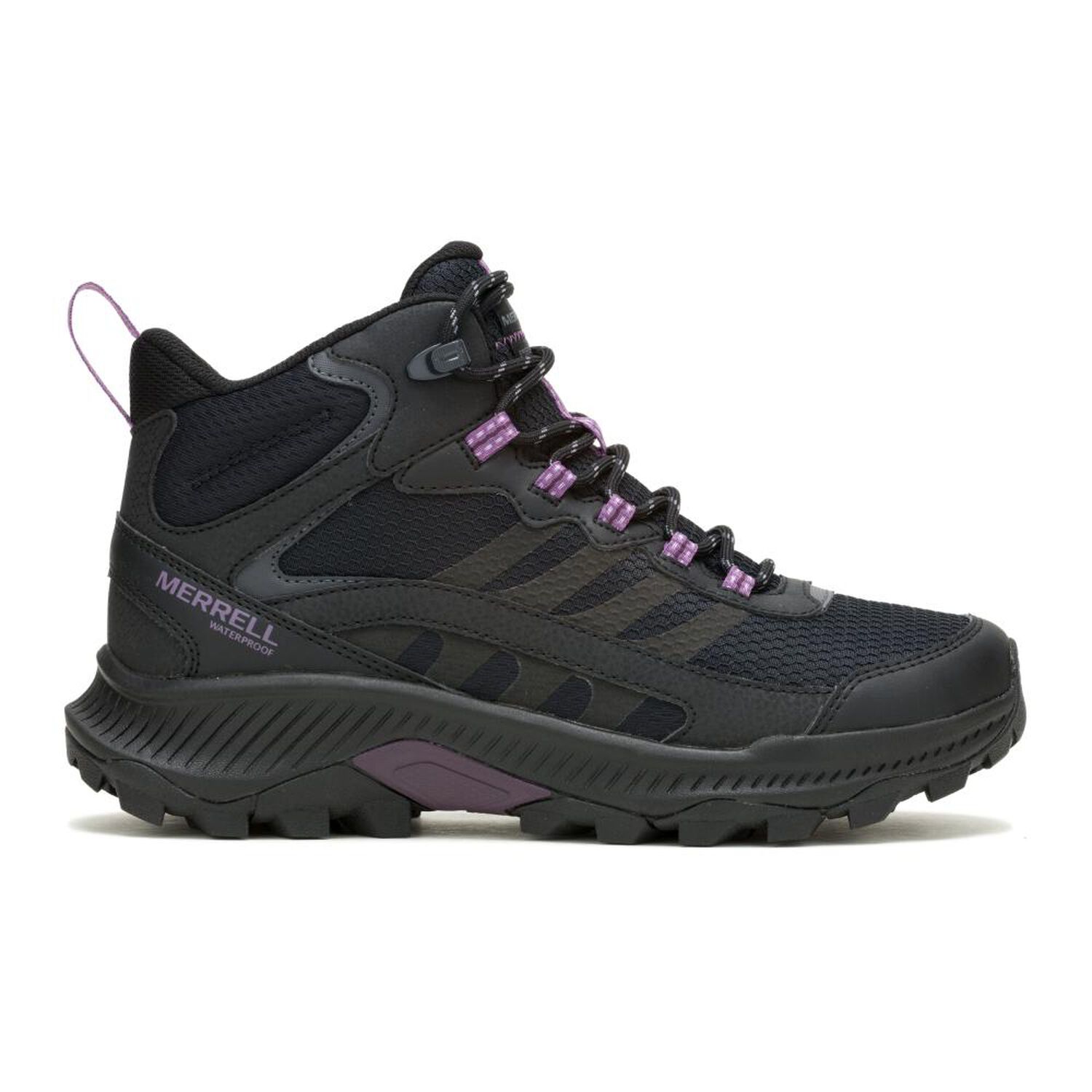 Bot&iacute;n Outdoor Mujer Merrell Speed Strike 2 Mid Negro Waterproof image number 1.0