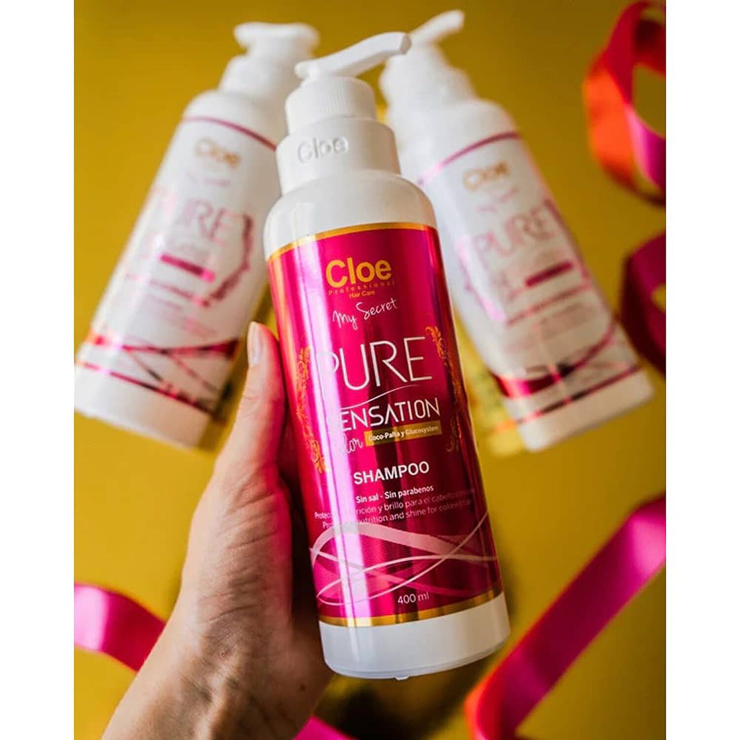 Shampoo Pure Sensation Color Cloe 400ml image number 4.0