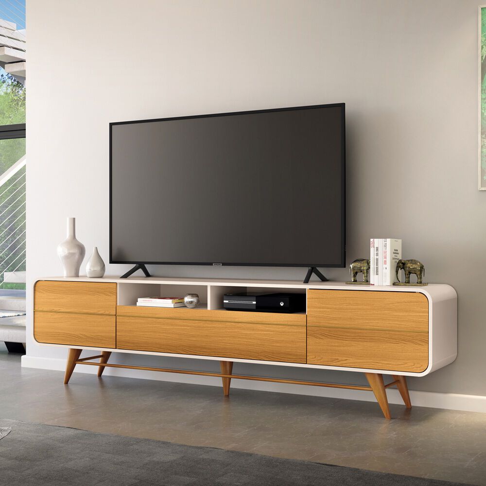 Rack Tv Marsella 85" 220x57x40 Cm image number 3.0