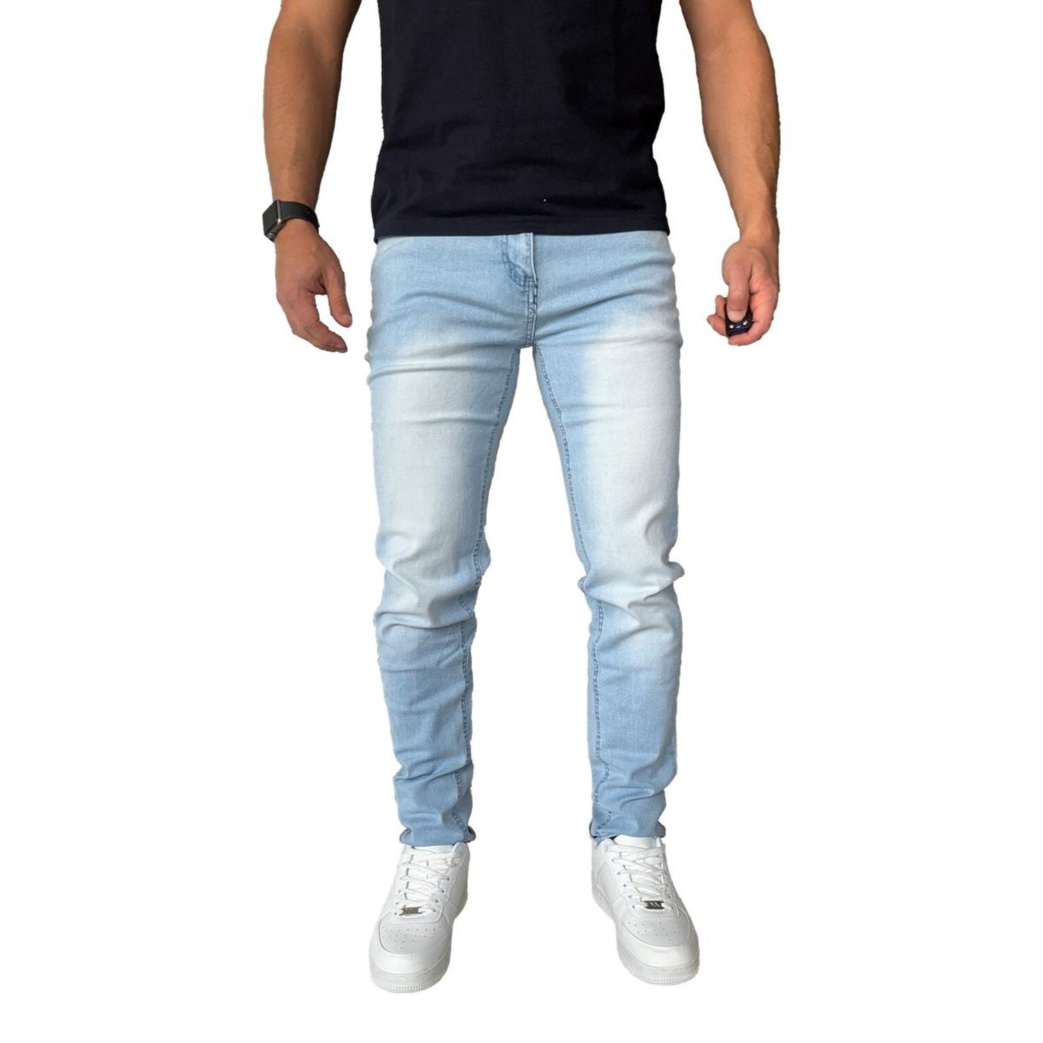 Jeans Elasticados Slim Fit Color Focalizado Semipitillos image number 19.0