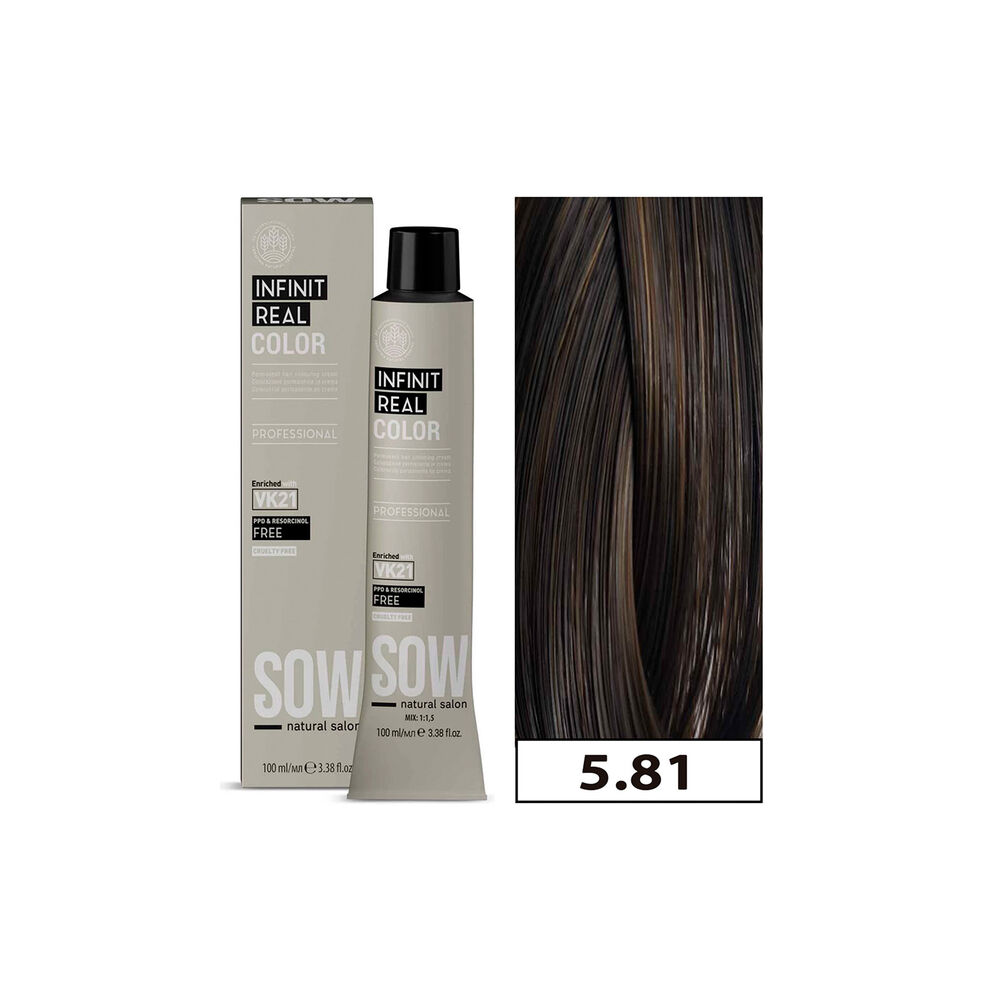 Tintura Sow Vk21 Permanente Sin Amoniaco 100ml + Oxidante image number 0.0