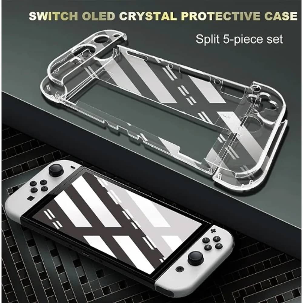 Estuche Protector Para Nintendo Switch Oled Kit 17 En1 Funda image number 4.0