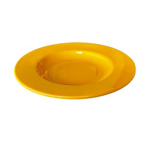 Set De 6 Plato Hondo De Policarbonato Amarillo 23cm