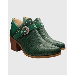 Botin Campero Hebilla Verde