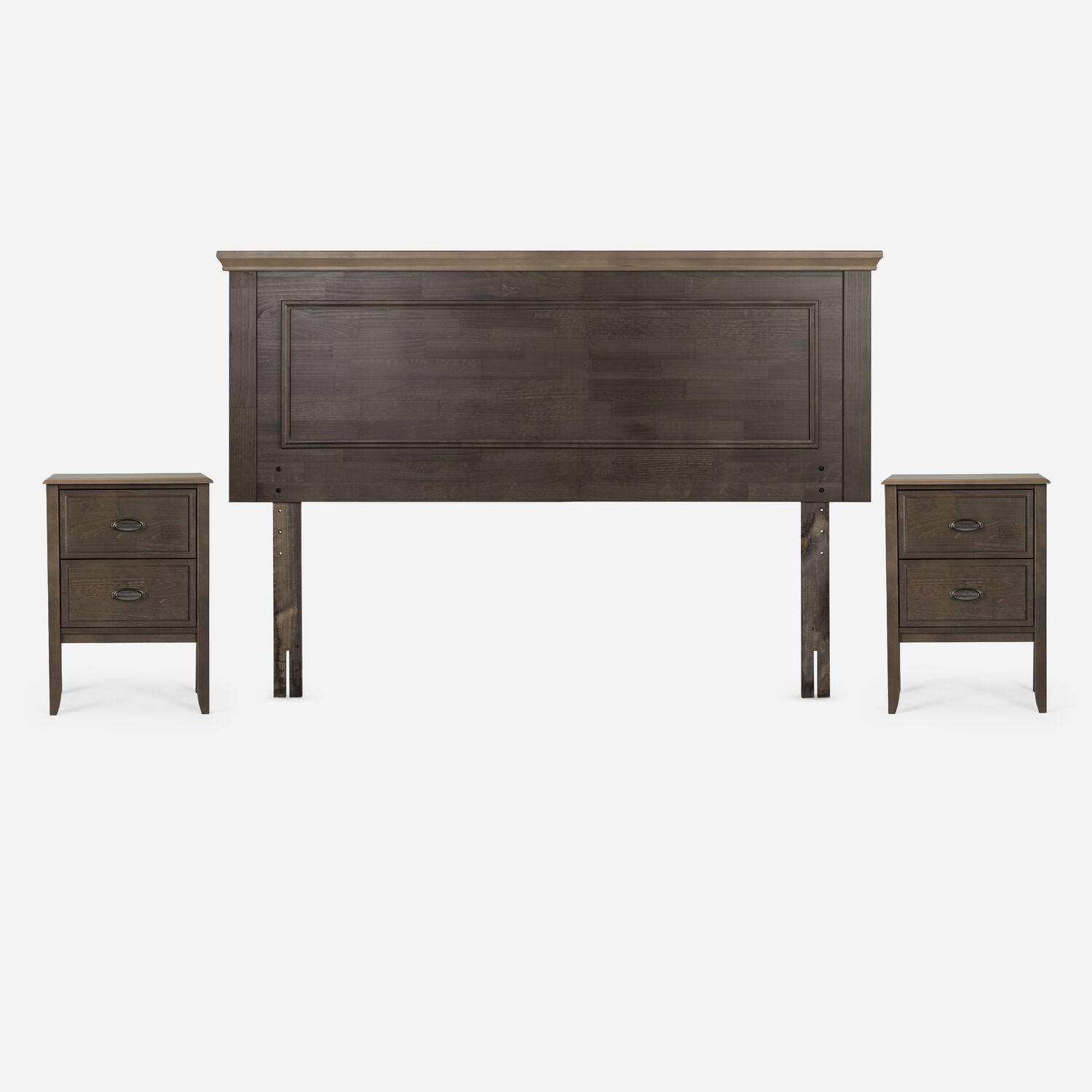Cama Europea Rosen New Style 6 / 2 Plazas / Base Dividida + Set De Maderas Anna image number 2.0