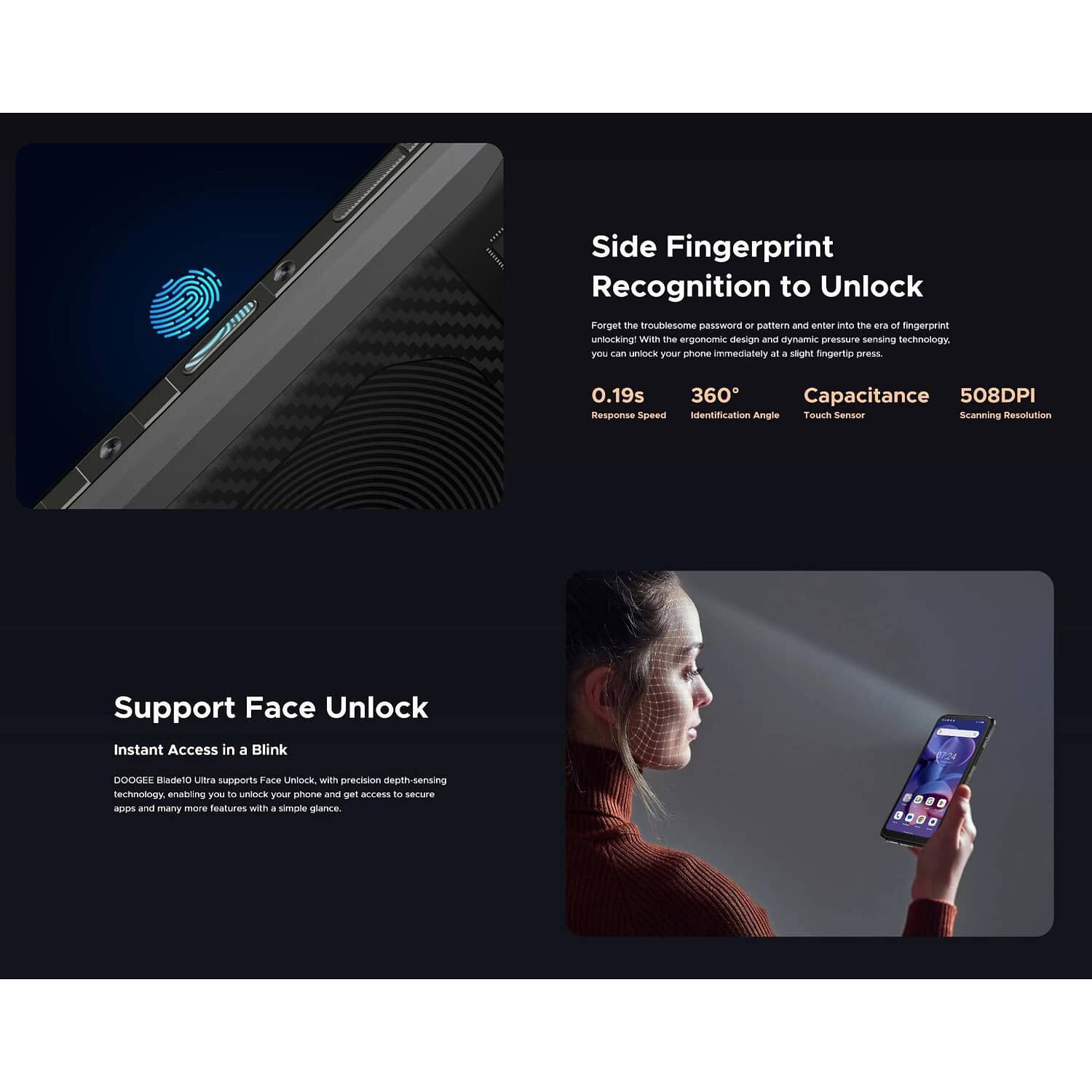 Doogee Blade 10 Ultra - Smartphone Resistente, 8gb+256gb, 50mp, Android 14 image number 7.0