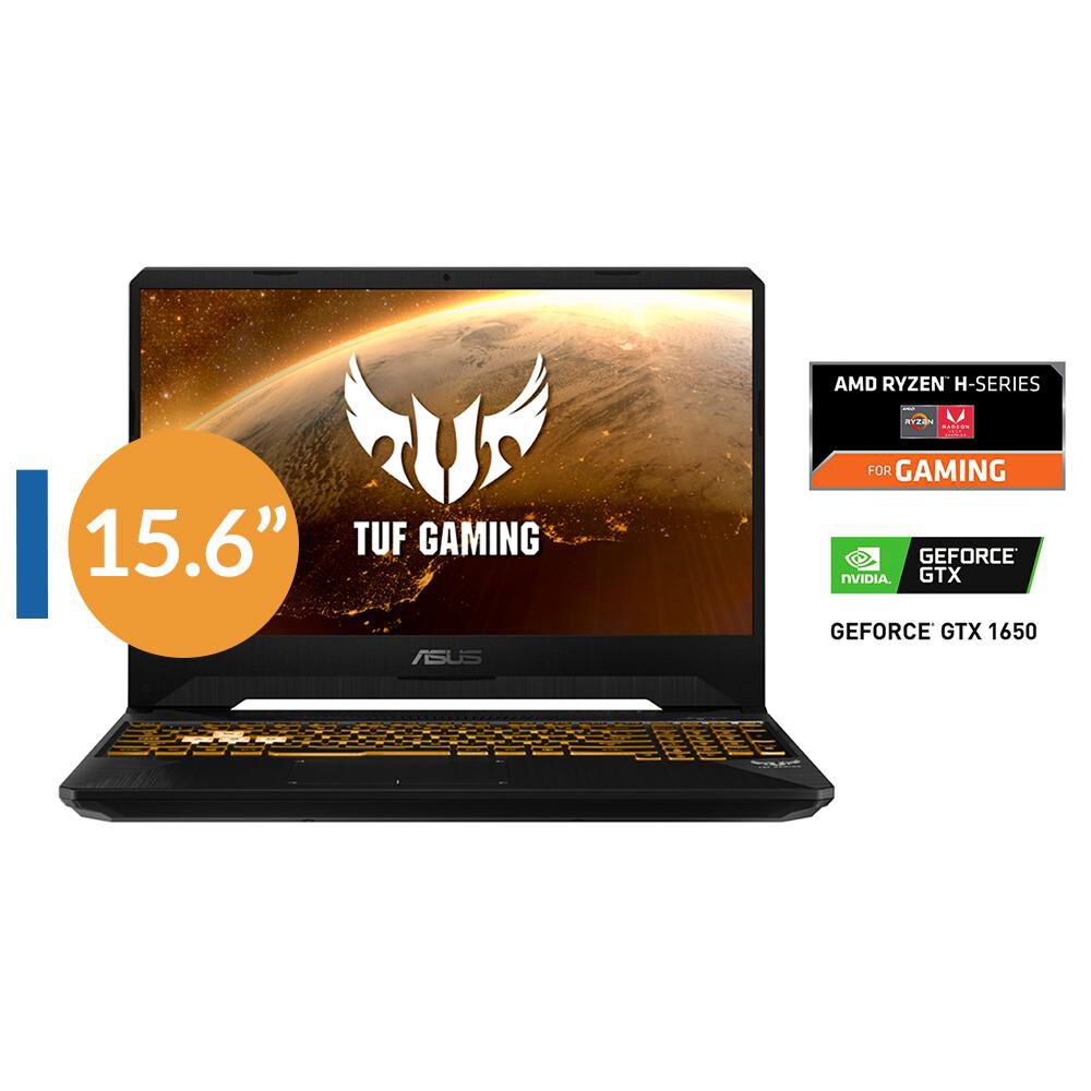 Notebook Asus Tuf Gaming FX505DT / AMD Ryzen 7 / 8 GB RAM / NVIDIA Geforce GTX 1650 / 512 GB / 15.6" image number 0.0