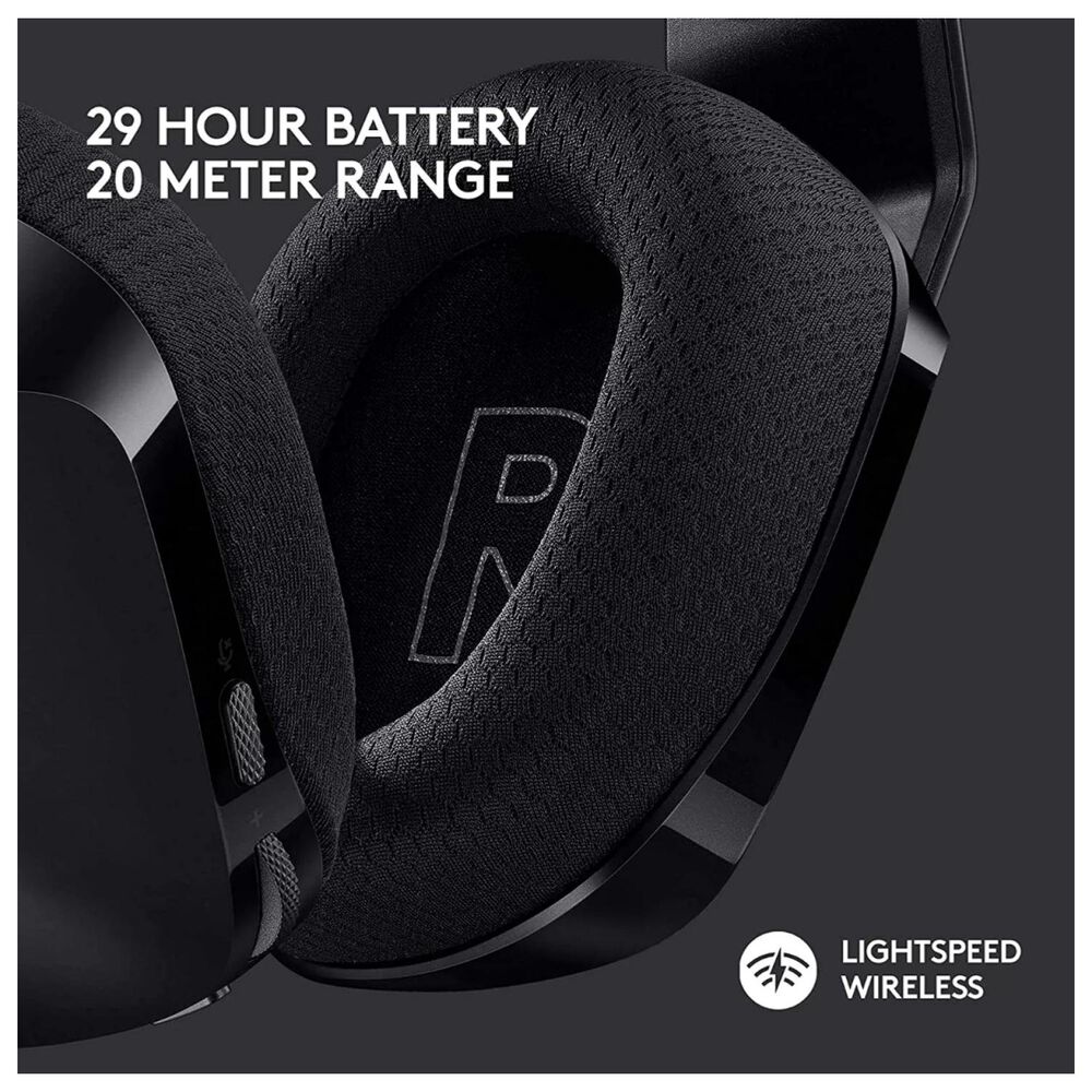 Audifono Gamer Inalambrico Rgb Lightspeed Negro G733 image number 4.0