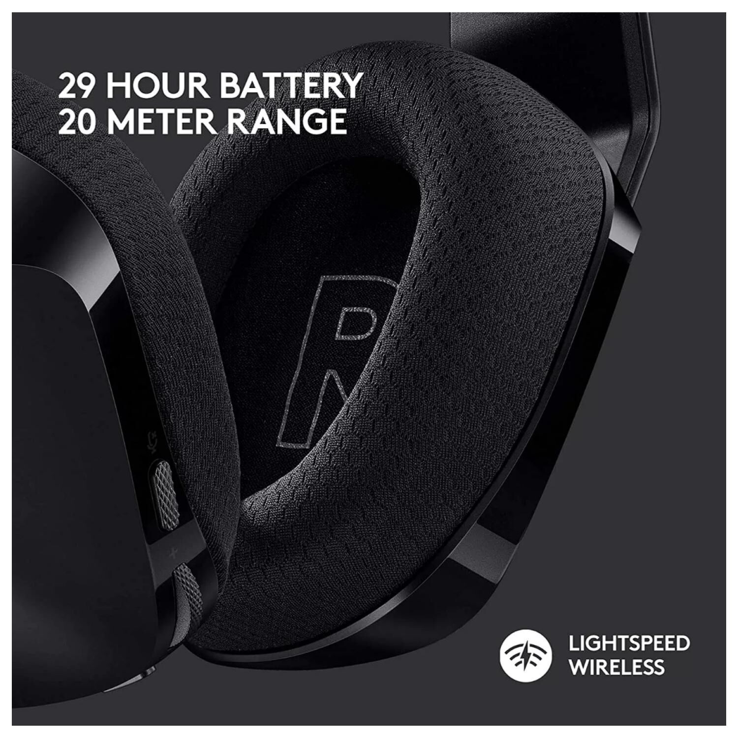 Audifono Gamer Inalambrico Rgb Lightspeed Negro G733 image number 4.0