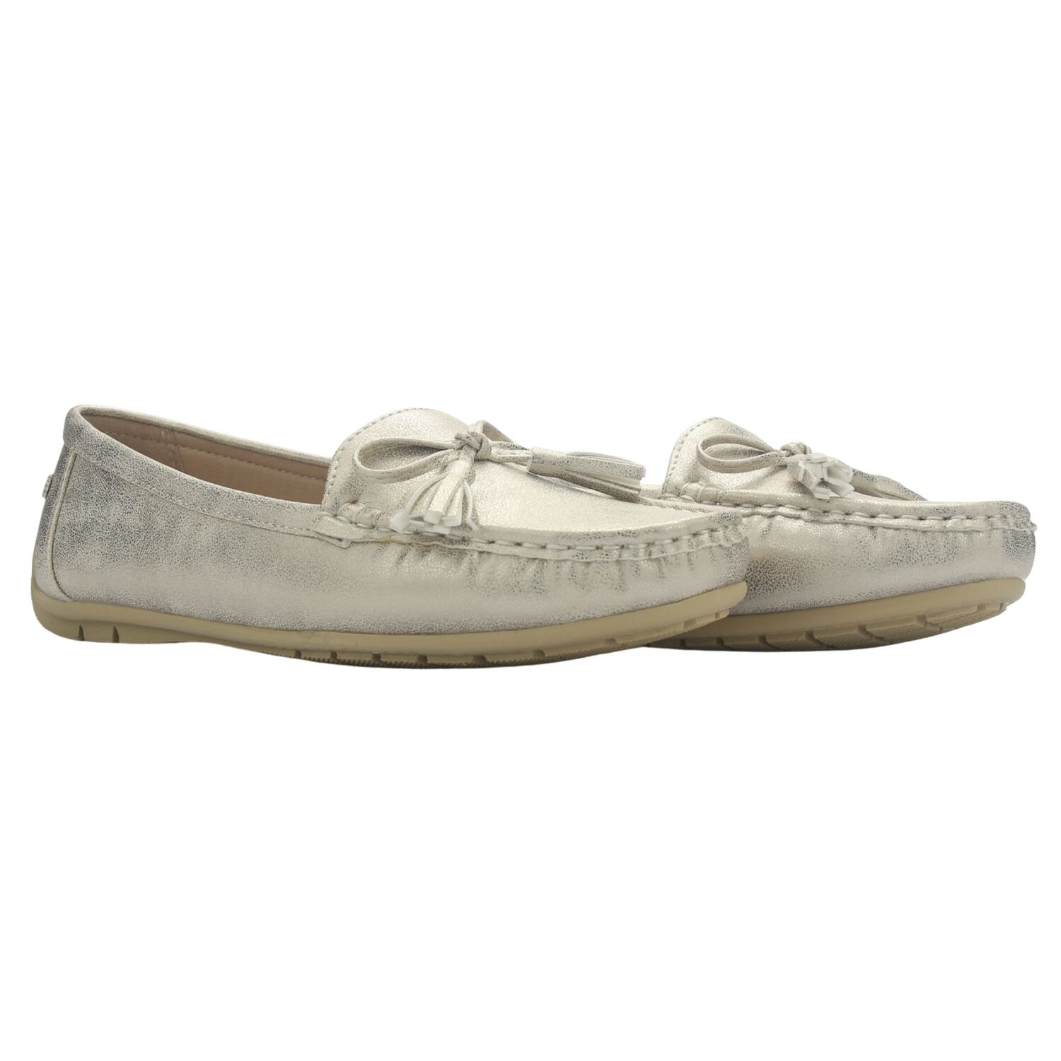 Mocasin Mujer Casual Champagne Chalada Nautico-3 image number 3.0