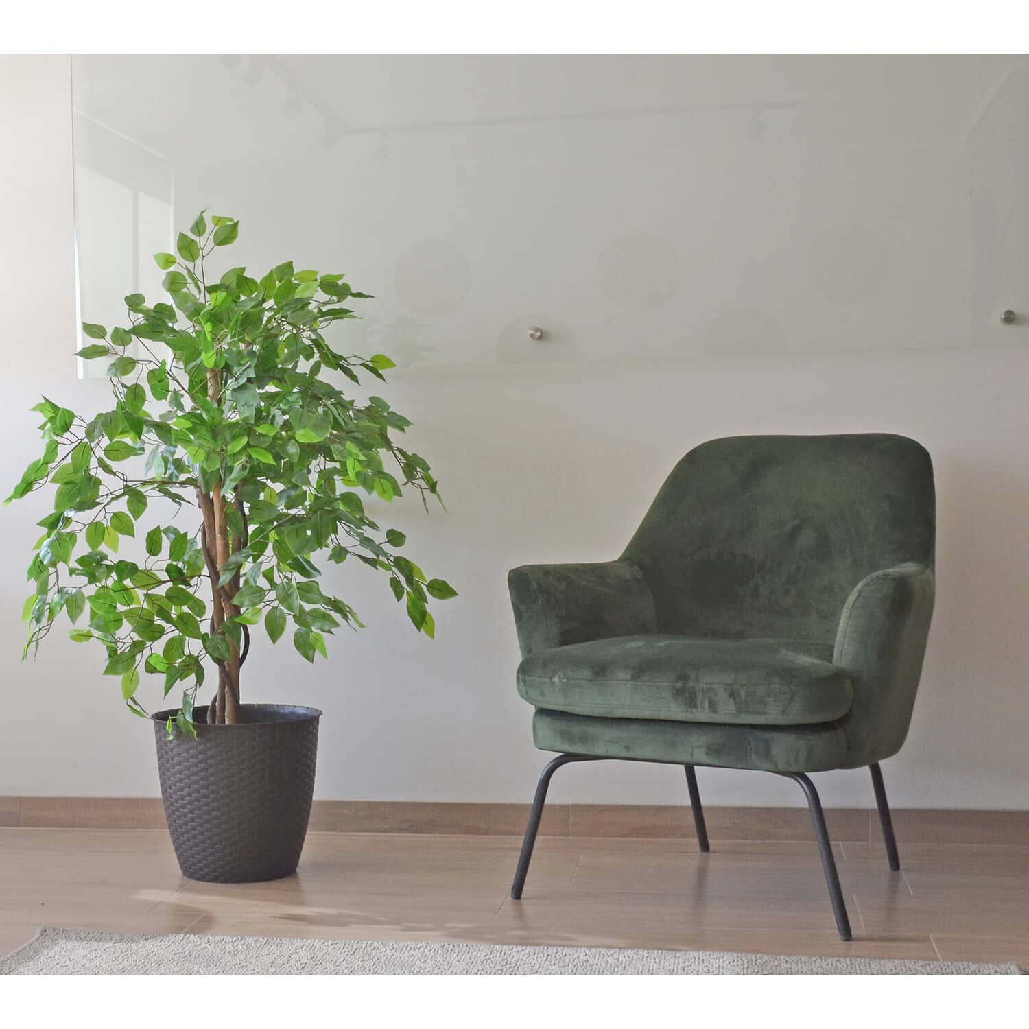 Planta Artificial Ficus Premium 120 Cm. 630 Hjs / Arbusto Real image number 0.0