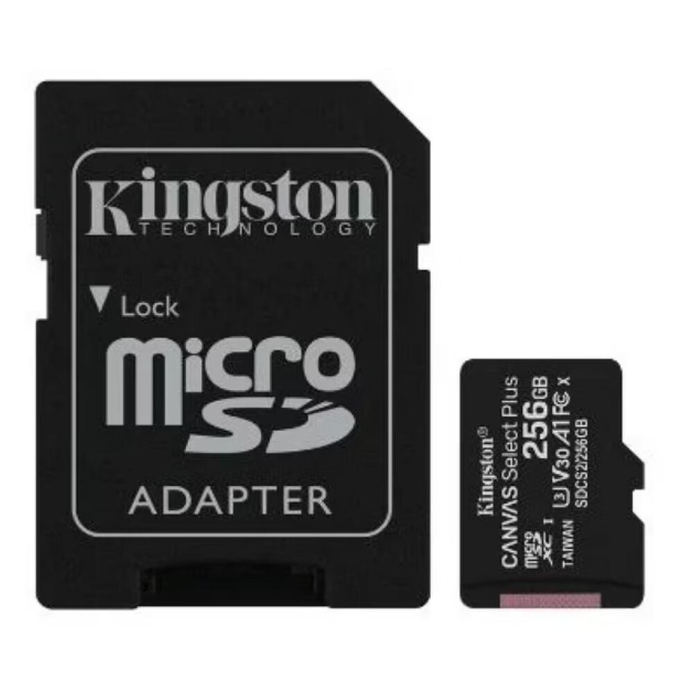 Tarjeta De Memoria Micro Sd 256gb Clase 10 Con Adaptador Sd image number 0.0