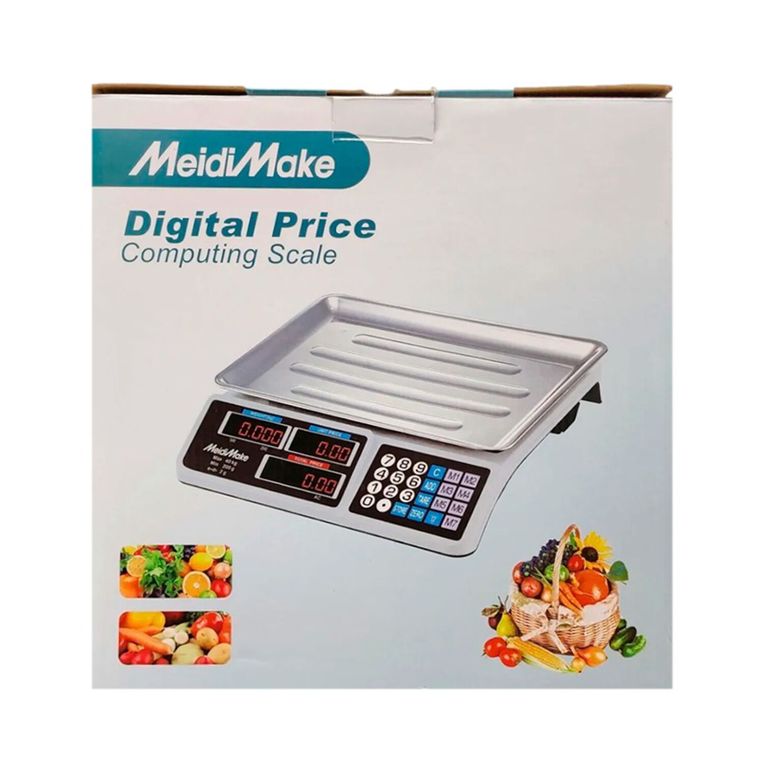 Peso Digital Pantalla Led Balanza 40 Kg image number 2.0