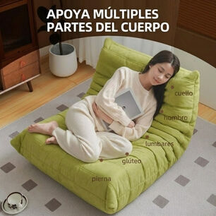 Sof&aacute; Puff Individual Tipo Togo Sill&oacute;n Ergon&oacute;mico 97x75cm