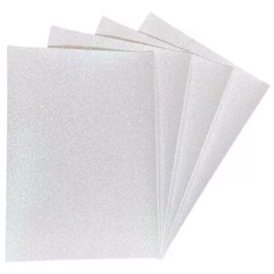 Goma Eva Glitter 40x60cm 2mm Blanca Torre